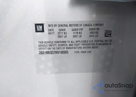 2017 Cadillac Xts Luxury from USA, damaged, VIN 2G61M5S37H9198965